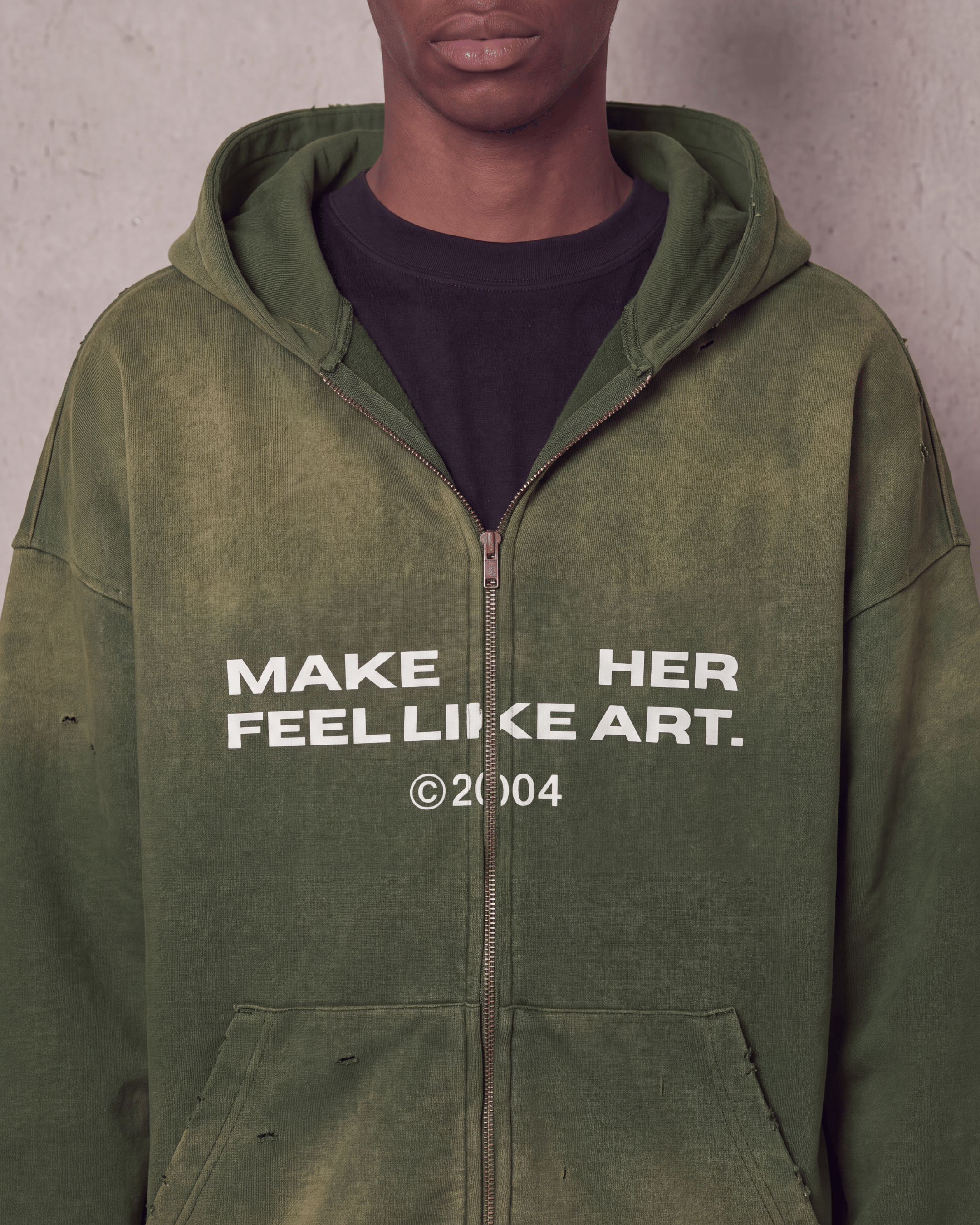 MHFLA DISTRESSED HOODIE