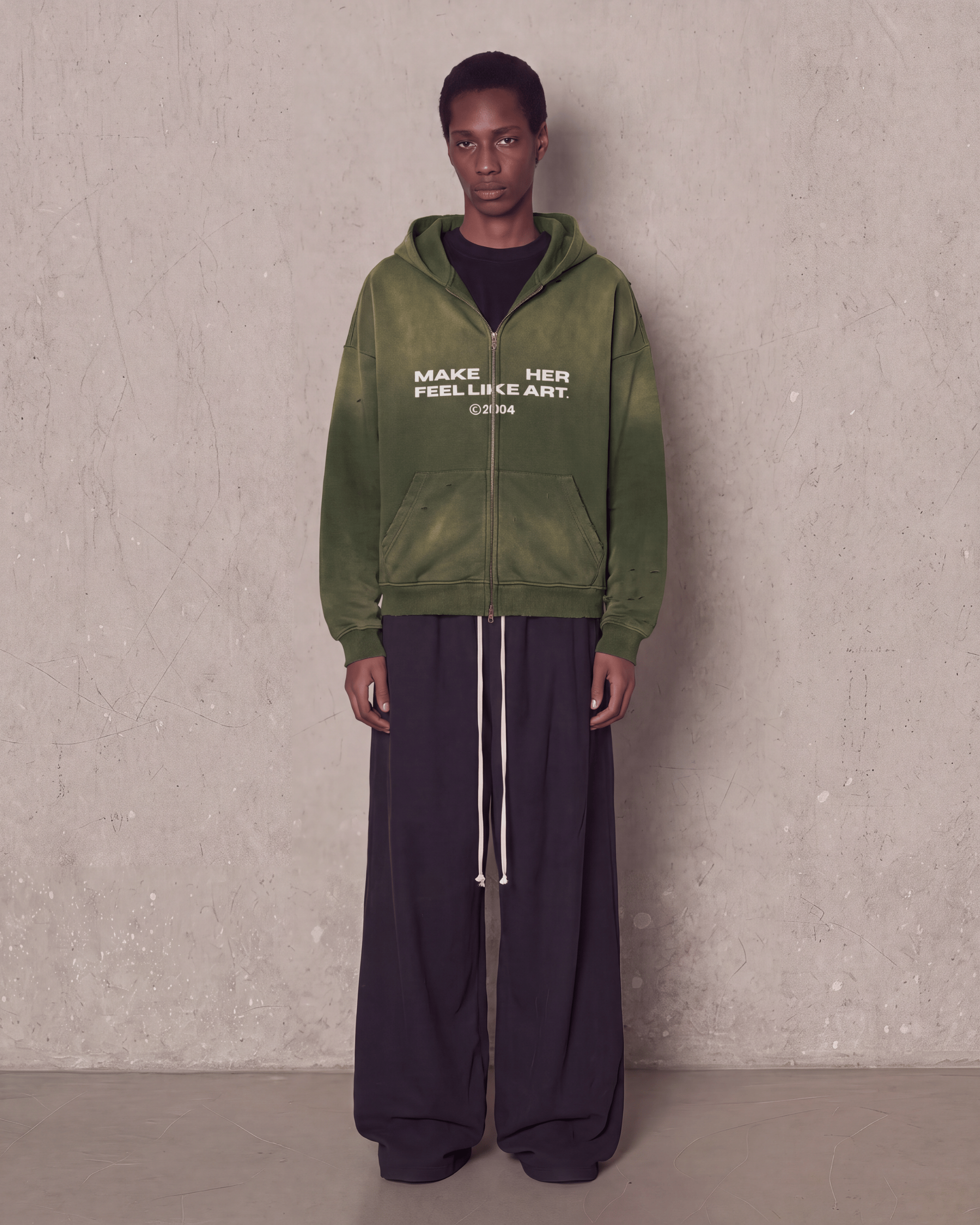 MHFLA DISTRESSED HOODIE